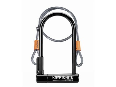 Kryptonite Kryptonite Keeper 12 STD Bicycle Lock Flex Cable 10.2cm x 20.3cm