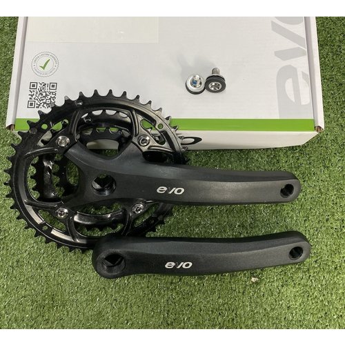 Evo Pédalier EVO E-Sport MTN 8/9 vit 175mm 22/32/42D BCD:104/64mm Noir