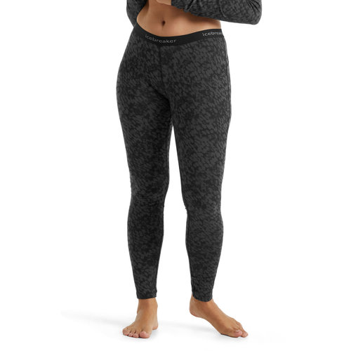 Icebreaker Icebreaker 200 Oasis Merino Woman Leggings 2022 Black/Aop Icebreaker Icebreaker 200 Oasis Merino Woman Leggings 2022 Black/Aop