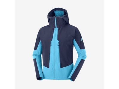 Salomon Salomon Outpeak Softshell Jacket Navy/Sky Blue