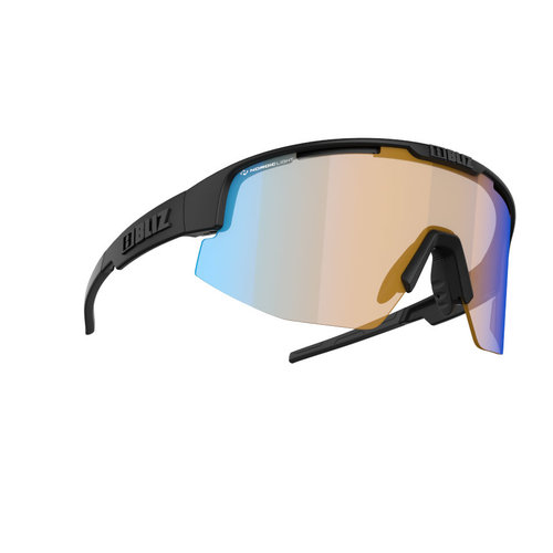 Bliz Lunette Bliz Matrix Small 2022 Noir - Lentille Nano Nordic Light Coral: Orange w Blue Multi cat:1 Bliz Lunette Bliz Matrix Small 2022 Noir - Lentille Nano Nordic Light Coral: Orange w Blue Multi cat:1