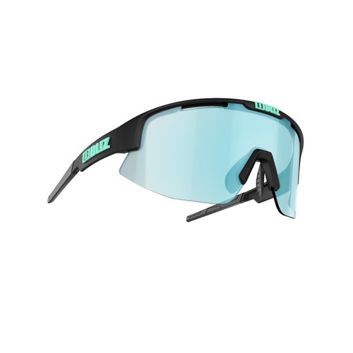 Bliz Lunette Bliz Matrix Small 2022 Noir - Lentille Smoke w Ice Bleu Multi cat:3 Bliz Lunette Bliz Matrix Small 2022 Noir - Lentille Smoke w Ice Bleu Multi cat:3