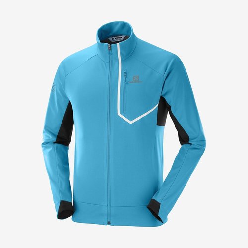 Salomon Manteau Salomon Gore-Tex Infinium™ Windstopper® Pro Bleu Salomon Manteau Salomon Gore-Tex Infinium™ Windstopper® Pro Bleu