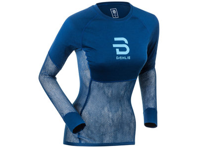 Bjorn Daehlie Bjorn Daehlie Airnet Merino LS Woman Base Layer Blue