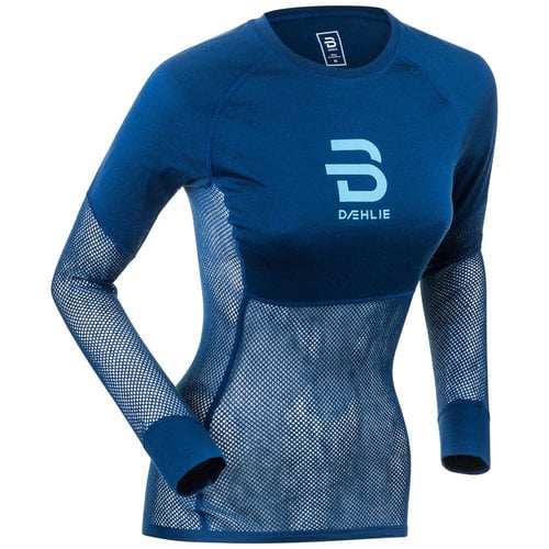 Bjorn Daehlie Bjorn Daehlie Airnet Merino LS Woman Base Layer Blue