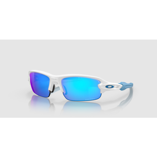 Oakley Lunette Oakley Flak XXS Blanc Poli - Lentille Prizm Saphir Oakley Lunette Oakley Flak XXS Blanc Poli - Lentille Prizm Saphir