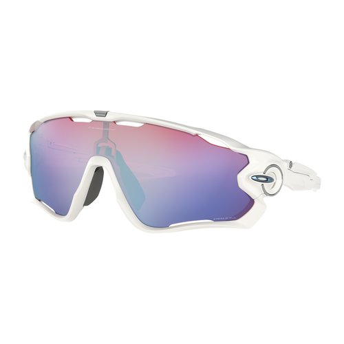 Oakley Lunette Oakley Jawbreaker Blanc Poli - Lentille Prizm Snow Saphir Oakley Lunette Oakley Jawbreaker Blanc Poli - Lentille Prizm Snow Saphir