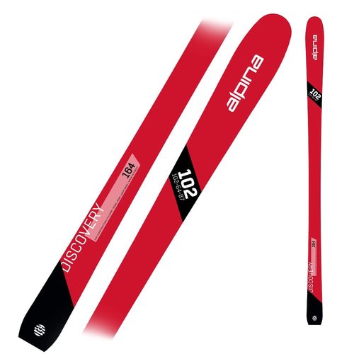 Alpina Skis Alpina Discovery 102 Rouge N/W - Flat Alpina Skis Alpina Discovery 102 Rouge N/W - Flat
