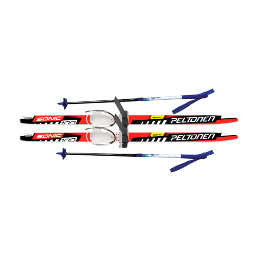 Ski Peltonen Sonic Step Jr avec Fixations et Bâtons Ski Peltonen Sonic Step Jr avec Fixations et Bâtons