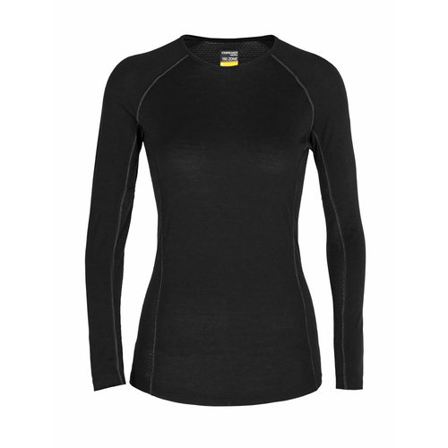 Icebreaker Icebreaker BodyFitZone 150 LS Merino Woman Base Layer Black