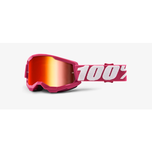 100% Goggle 100% Strata 2 Junior Fletcher - Lentille Rouge Miroir 100% Goggle 100% Strata 2 Junior Fletcher - Lentille Rouge Miroir