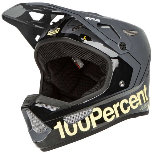 100% Casque 100% Status Charcoal/Jaune 100% Casque 100% Status Charcoal/Jaune