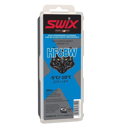 Swix Fart de glisse Swix HF6 BW Bleu -5c/-10c 180g Swix Fart de glisse Swix HF6 BW Bleu -5c/-10c 180g