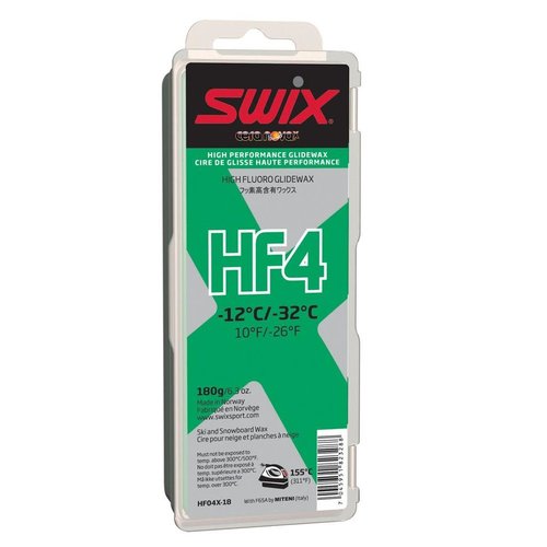 Swix Fart de glisse Swix HF4X Vert -12c/-32c 180g Swix Fart de glisse Swix HF4X Vert -12c/-32c 180g