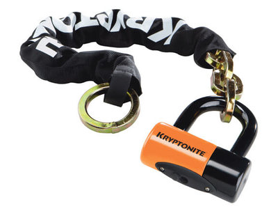 Kryptonite New York Cinch Ring Chain 1213 w/EV Series 4 Disc Lock