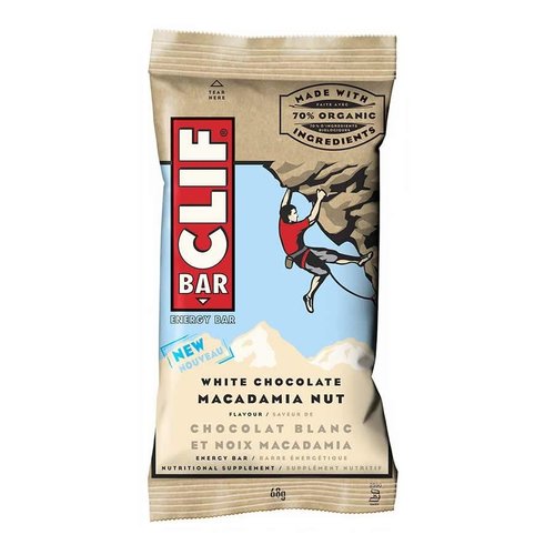 Clif Barre énergétique Clif Chocolat blanc et Noix de macadam Clif Barre énergétique Clif Chocolat blanc et Noix de macadam