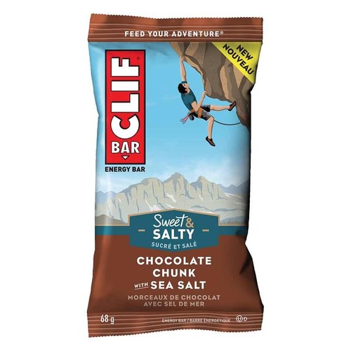 Clif Barre énergétique Clif Morceaux de chocolat avec sel de mer Clif Barre énergétique Clif Morceaux de chocolat avec sel de mer