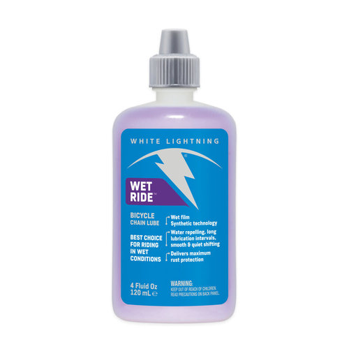 White Lightning Lubrifiant Wet Ride 120ml (paquet de 12) White Lightning Lubrifiant Wet Ride 120ml (paquet de 12)