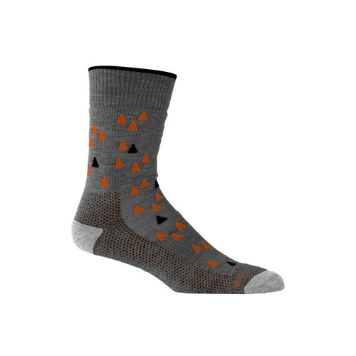 Icebreaker Icebreaker Hike Merino Medium Crew Sock Tree Line Grey Icebreaker Icebreaker Hike Merino Medium Crew Sock Tree Line Grey