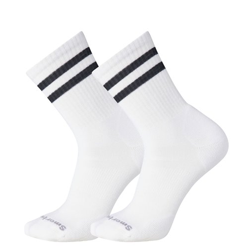 Smartwool Bas Smartwool Athletic Targeted Cushion Stripe Crew Blanc/Noir (pack de 2 paires) Smartwool Bas Smartwool Athletic Targeted Cushion Stripe Crew Blanc/Noir (pack de 2 paires)