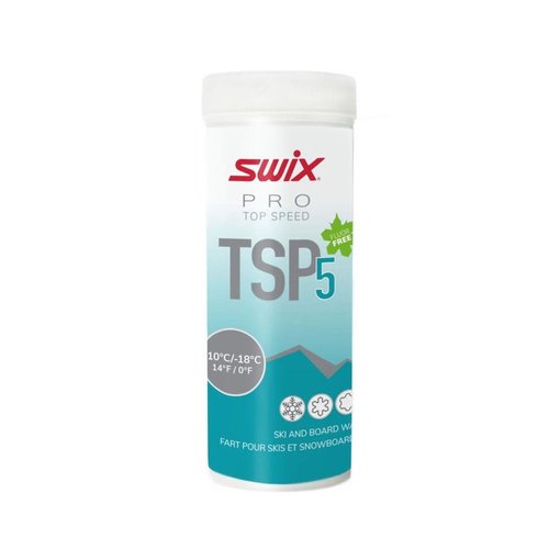 Swix Poudre de glisse Swix TSP5 Turquoise -8/-15C (40g) Swix Poudre de glisse Swix TSP5 Turquoise -8/-15C (40g)