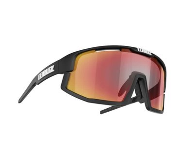 Bliz Bliz Vision Black Sunglasses (Brown/Red Multi Lens)