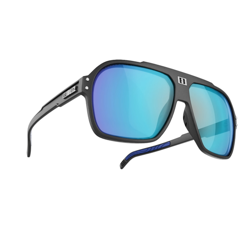 Bliz Lunette Bliz Targa Noir - Lentille Fumée/Bleu Multi cat:3 Bliz Lunette Bliz Targa Noir - Lentille Fumée/Bleu Multi cat:3