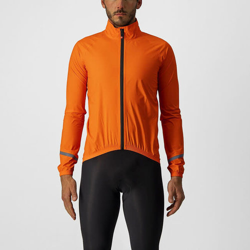Castelli Veste imperméable manche longue Castelli Emergency 2 Orange Castelli Veste imperméable manche longue Castelli Emergency 2 Orange