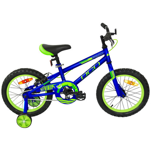 DCO Vélo DCO Galaxy Bleu Royal/Vert 16po DCO Vélo DCO Galaxy Bleu Royal/Vert 16po