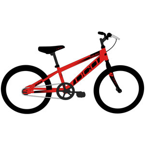 DCO DCO Galaxy Bike Matt Red/Black 20''