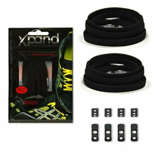 Shanren Xpand No Tie Lacing System (Black)