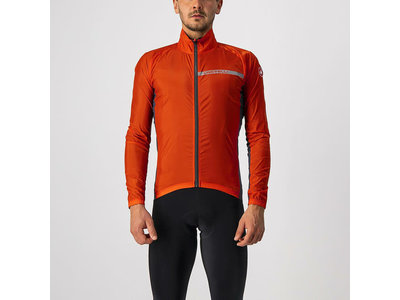 Castelli Castelli Squadra Stretch Jacket Fiery Red/Dark Gray