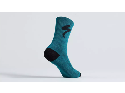 Specialized Specialized Logo Merino Midweight Sock Tropical Blue