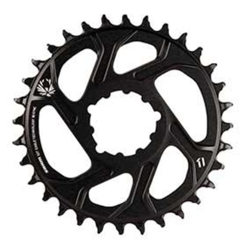 SRAM SRAM, X-Sync, 3mm offset, 34D, 12vit., BCD: Direct Mount, Plateau simple, Aluminum, Noir