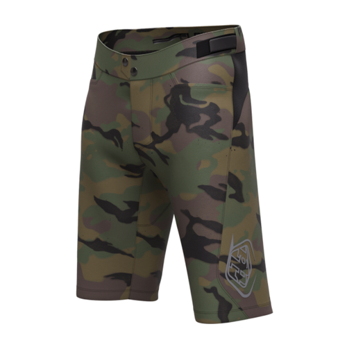 Troy Lee Designs Short Troy Lee Designs Flowline Shell Junior Spray Camo Armée