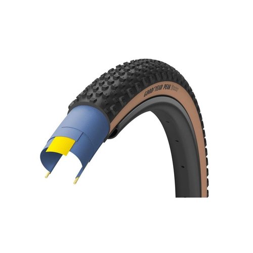 Goodyear Pneu Goodyear Gravel Peak Ultimate 700x40C Tubeless Complet Noir/Flanc Beige Goodyear Pneu Goodyear Gravel Peak Ultimate 700x40C Tubeless Complet Noir/Flanc Beige