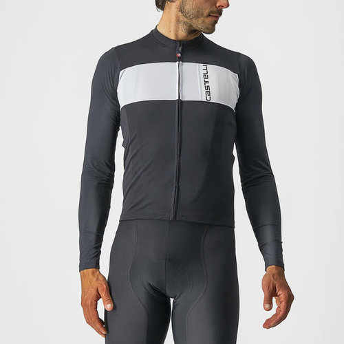 Castelli Castelli Prologo 7 Long Sleeve Jersey (Black/Silver/White)