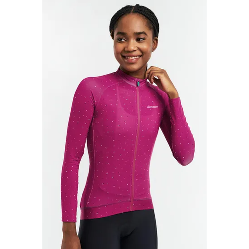 Peppermint Peppermint Signature Long Sleeve Woman Jersey Fushia Peppermint Peppermint Signature Long Sleeve Woman Jersey Fushia