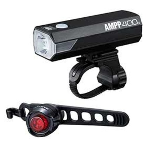 CatEye AMPP 400 & ORB Front and Rear Light Set