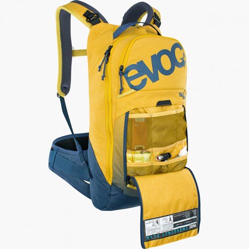 EVOC Sac à dos avec protection Trail Pro 10 L/XL (Cari/Denim)
