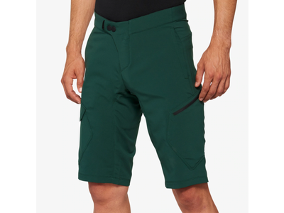 100% 100% Ridecamp Short Forest Green