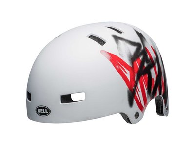 Bell Casque de BMX Local S (Blanc/Tag)