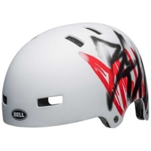 Bell Casque de BMX Local M (Blanc/Tag)