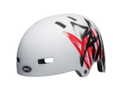 Bell Casque de BMX Local L (Blanc/Tag)