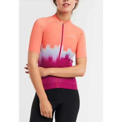 Peppermint Peppermint Signature Short Sleeve Woman Jersey Borealis Bright Coral Peppermint Peppermint Signature Short Sleeve Woman Jersey Borealis Bright Coral