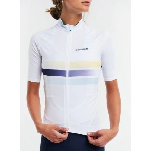 Peppermint Peppermint Signature Short Sleeve Woman Jersey Vibe White