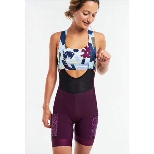 Peppermint Peppermint Gravel Cargo Woman Bib Burgundy Peppermint Peppermint Gravel Cargo Woman Bib Burgundy