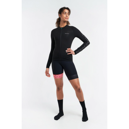 Peppermint Peppermint Signature Thermal Long Sleeve Woman Jersey Black Peppermint Peppermint Signature Thermal Long Sleeve Woman Jersey Black