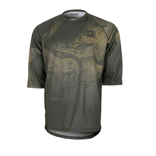 Trees Mountain Trees Mountain Enduro Flow 3/4 Sleeve Jersey Forest Green Trees Mountain Trees Mountain Enduro Flow 3/4 Sleeve Jersey Forest Green