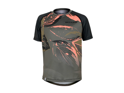 Trees Mountain Maillot manches courtes Trees Mountain Roots Jr (Olive/Noir)